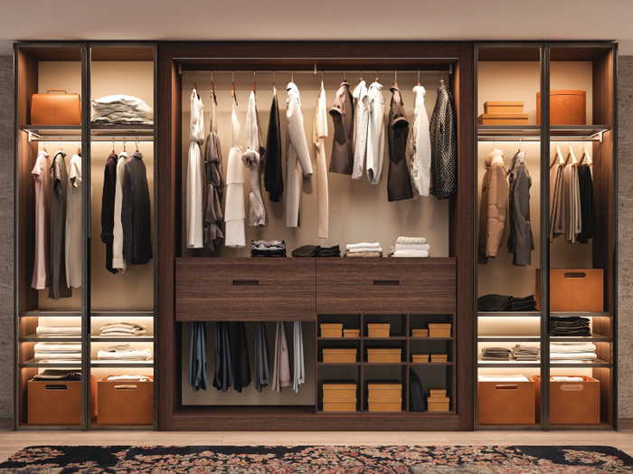 CLOSET - Sectional walk-in wardrobe _ ESTEL GROUP